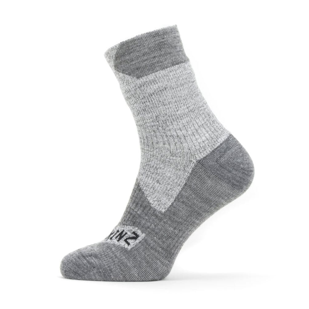 The Sealskinz Waterproof All Weather Ankle Socks in Grey#Grey