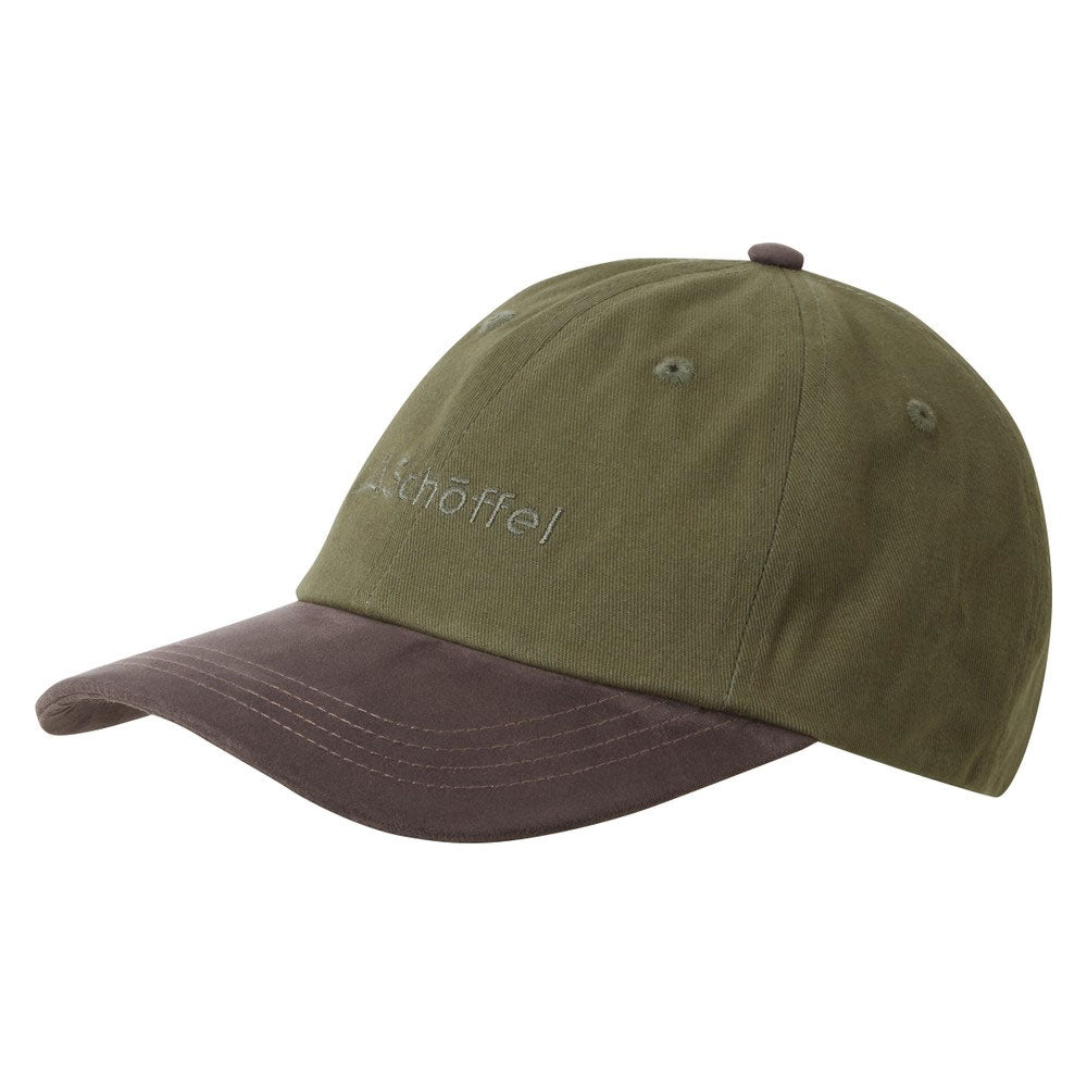 The Schoffel Mens Thurlestone Cap in Olive#Olive