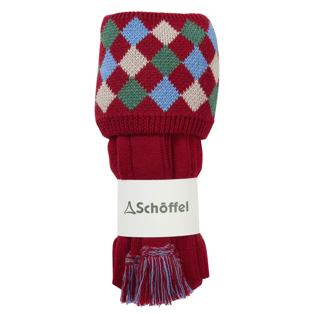 The Schoffel Mens Ptarmigan II Socks in Red#Red