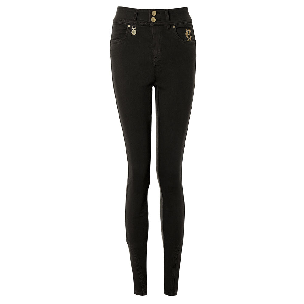 Holland Cooper Ladies Jodhpur Jeans in Black#Black