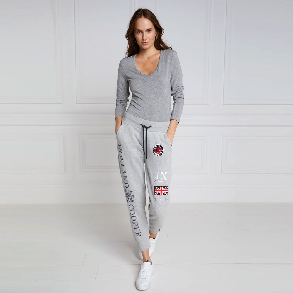 Holland Cooper Ladies Equi Team Jogger in Grey#Grey