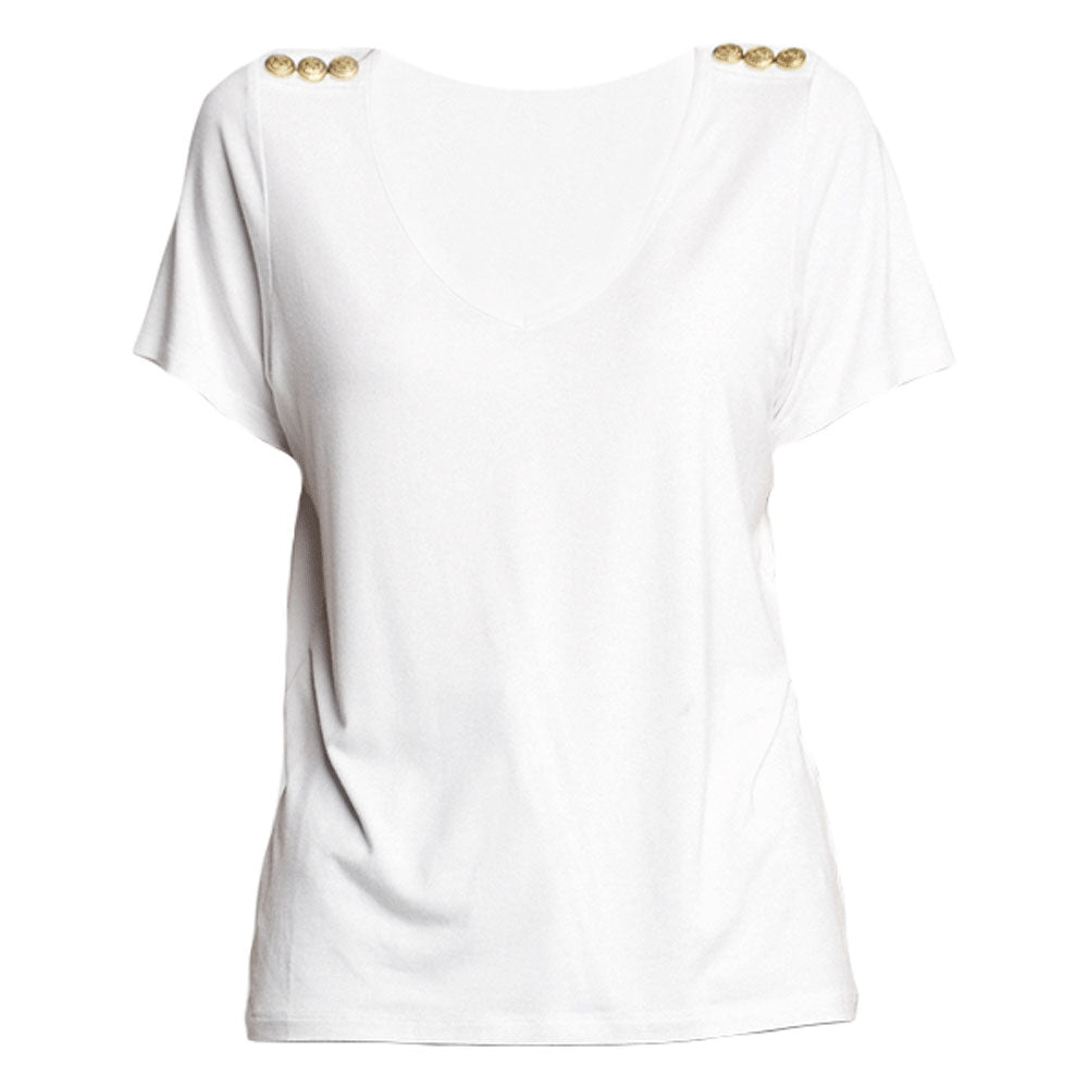 Holland Cooper Ladies Relax Fit Vee Neck Tee