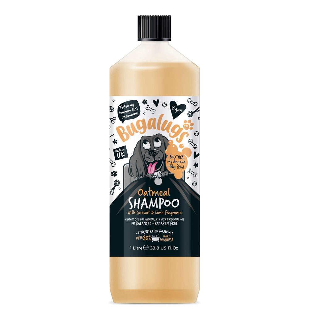 Bugalugs Dog Oatmeal & Aloe Shampoo 1 L