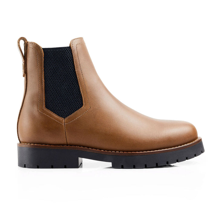 The Fairfax & Favor Ladies Boudica Sheepskin Ankle Boot in Brown#Brown