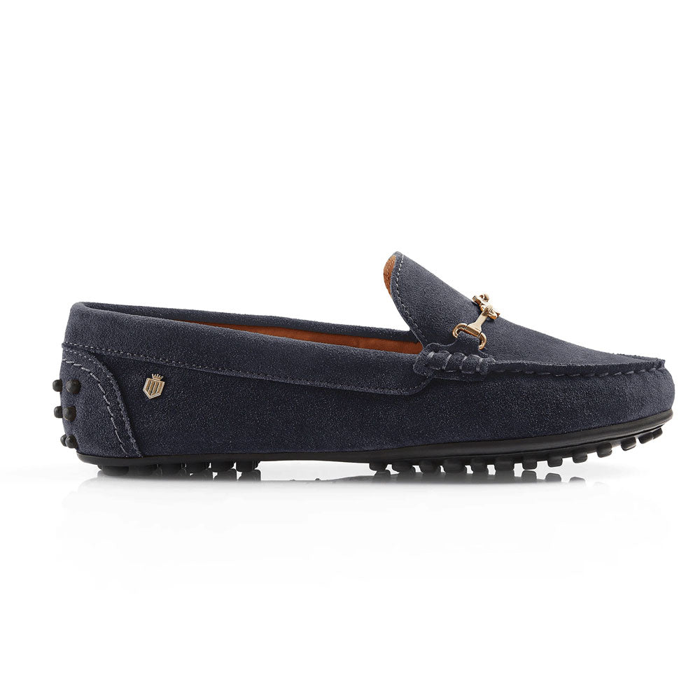 The Fairfax & Favor Ladies Trinity Loafer in Navy#Navy