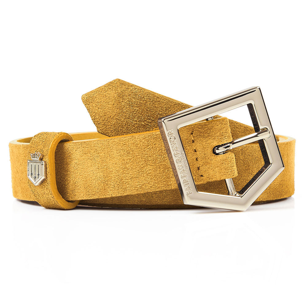 Fairfax & Favor Limited Edition Mango Sennowe Belt#Mango
