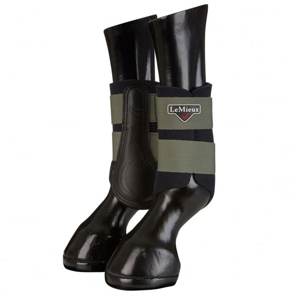 LeMieux ProSport Grafter Boots in Oak Green#Oak Green