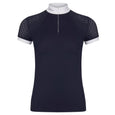 The LeMieux Ladies Olivia Short Sleeve Show Shirt in Navy#Navy