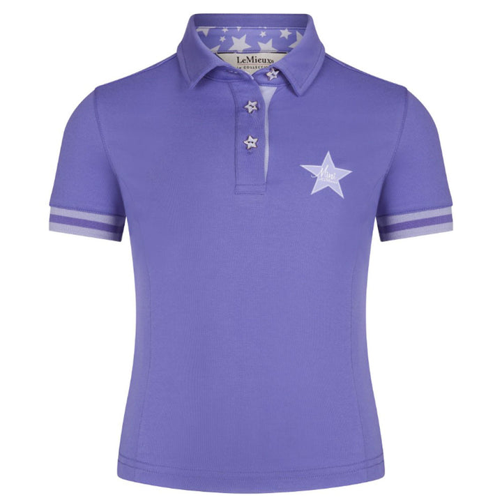 LeMieux Mini Polo Shirt in Bluebell#Bluebell