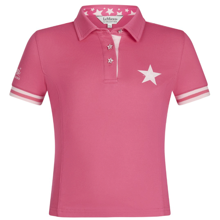 LeMieux Mini Polo Shirt in Watermelon#Watermelon