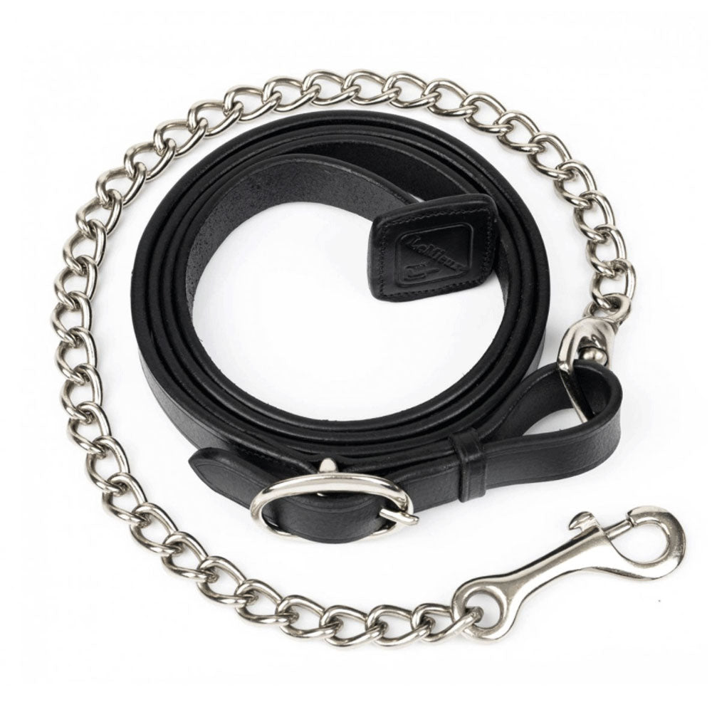 The LeMieux Leather Trot Up Chain in Black#Black