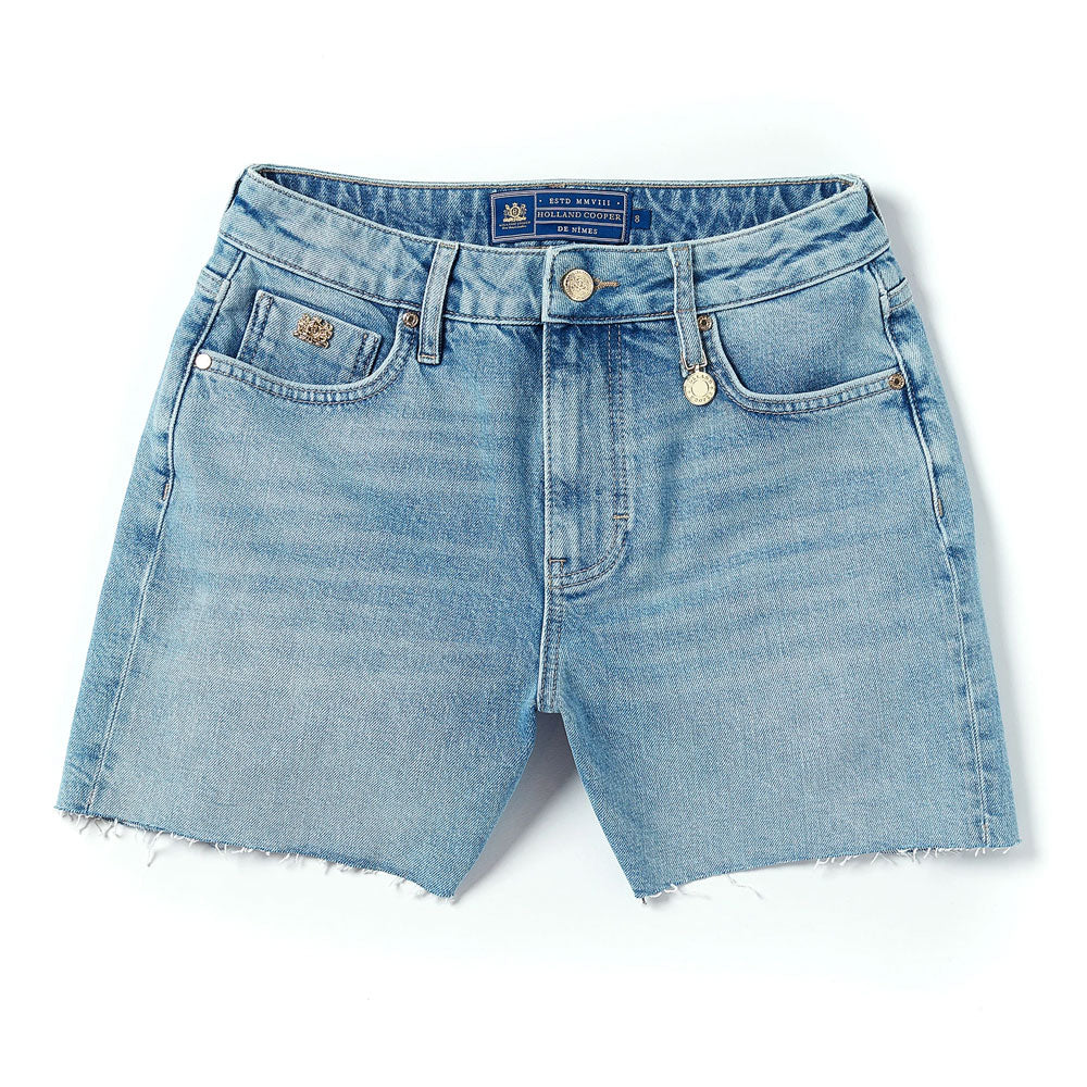 Holland Cooper Ladies High Rise Denim Short