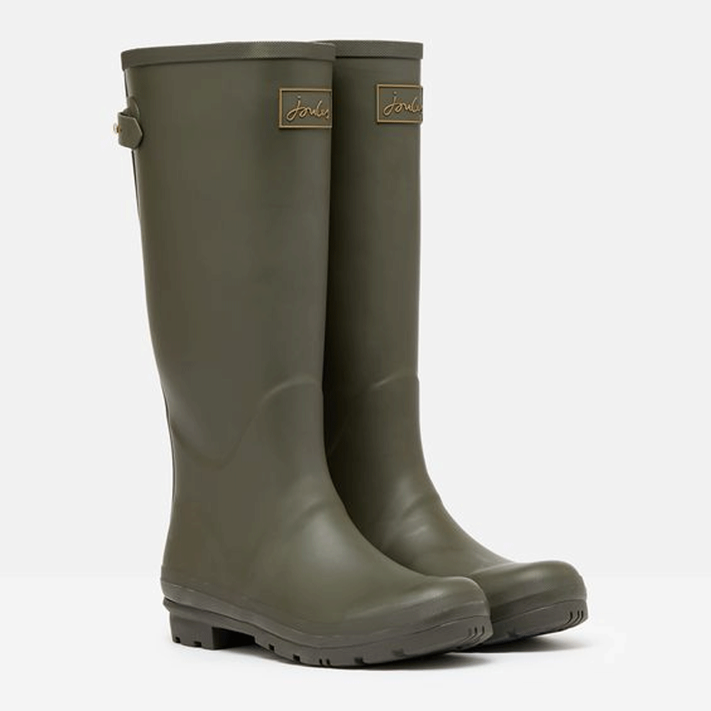 Joules Ladies Field Wellies with Adjustable Back Gusset