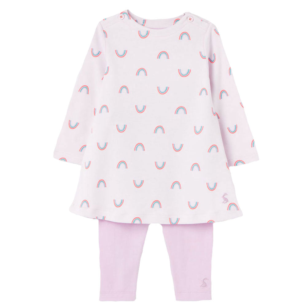 The Joules Baby Girls Christina Dress Set in Lilac#Lilac