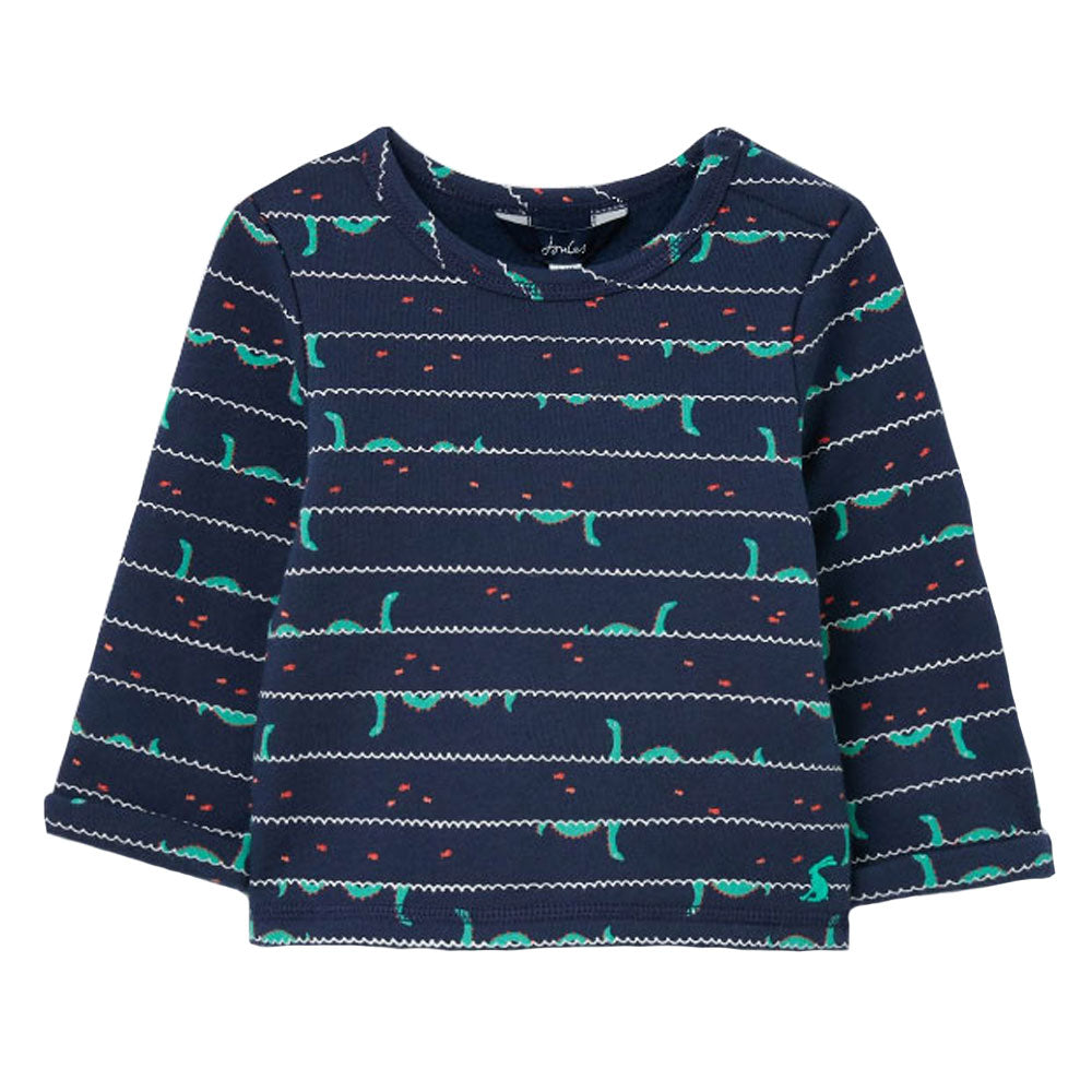 The Joules Baby Boys Marlin Long Sleeve T-Shirt in Navy#Navy