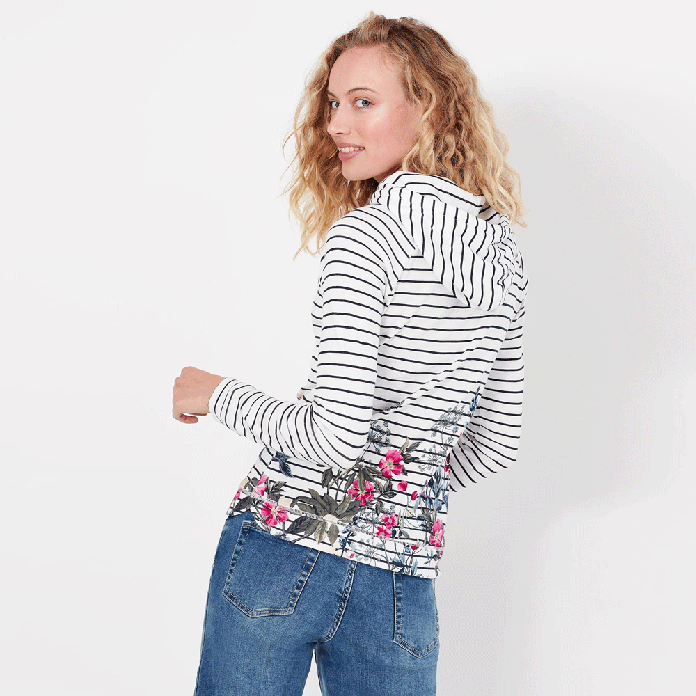 Joules 2025 floral hoodie
