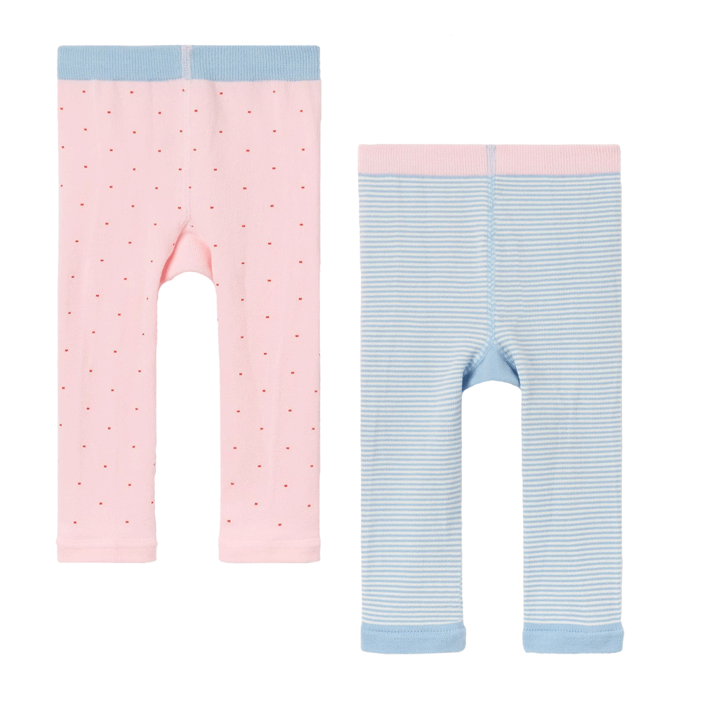 Joules Baby Lively Knit Leggings, 2-Pack – Cat & Dog