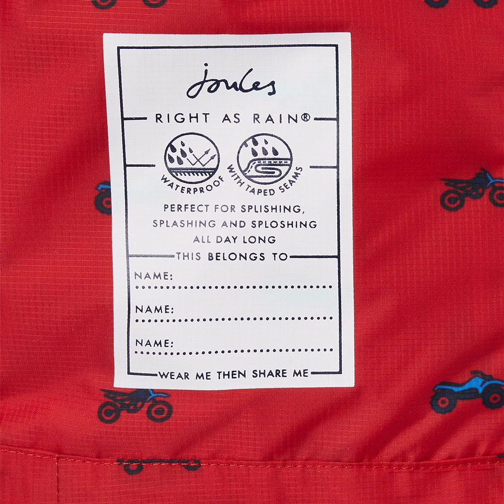 Joules Boys Arlow Waterproof Packable Jacket