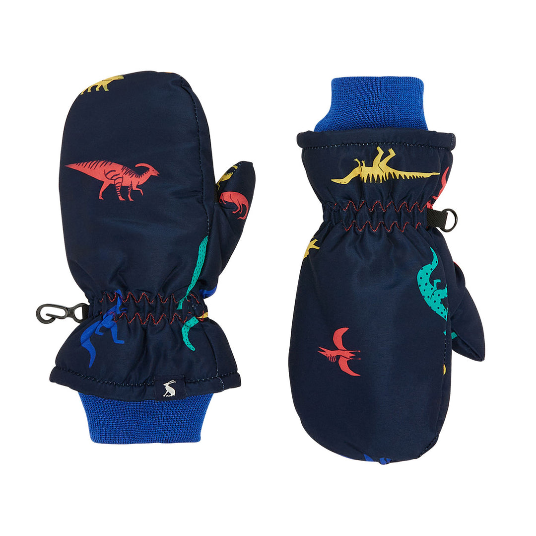 Joules Boys Forager Showerproof Printed Ski Mitten