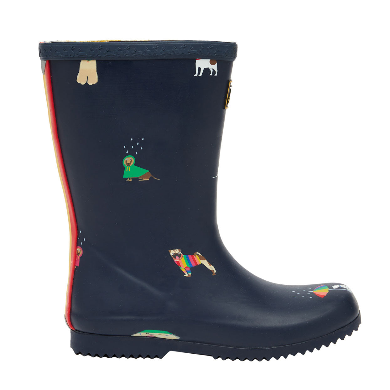 Joules dog store print wellies