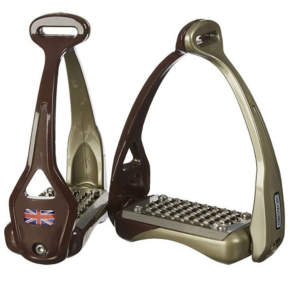 The Acavallo Opera Stirrup - Group 1 in Brown#Brown