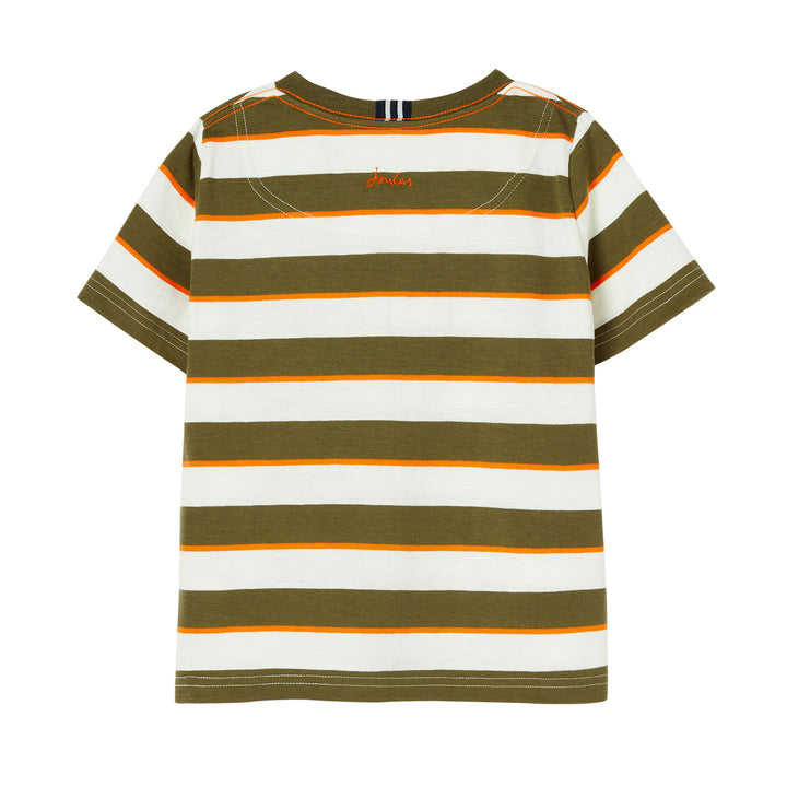 Joules Boys Laundered Stripe Short Sleeve T-Shirt