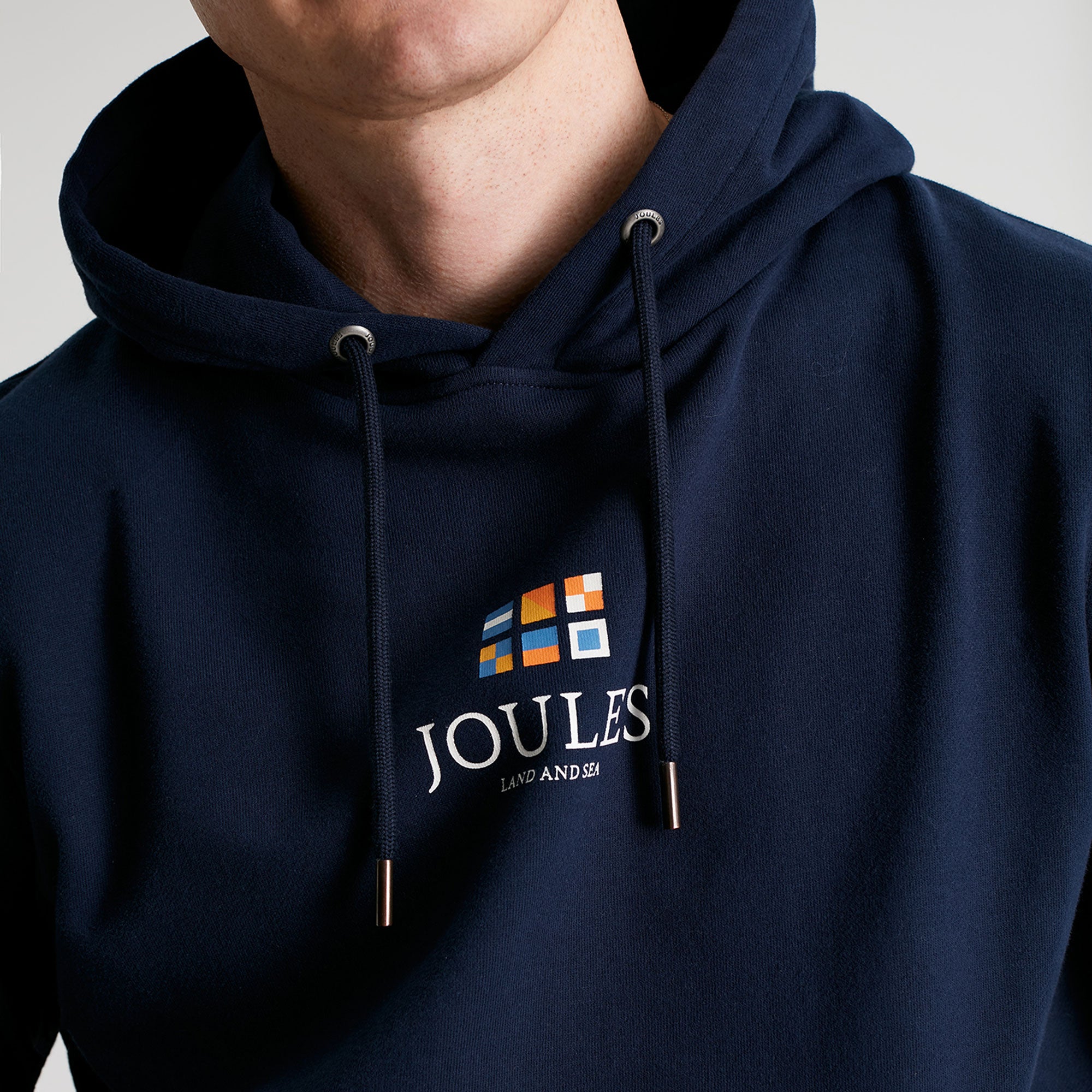 Joules Mens Parkside Coastal Branded Hoodie | Millbry Hill