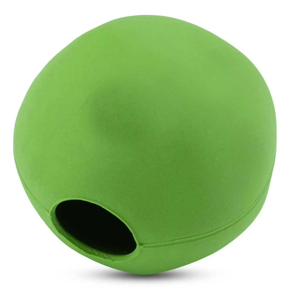 The Beco Ball Rubber Dog Toy in Green#Green
