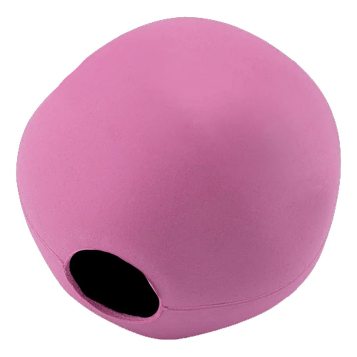 The Beco Ball Rubber Dog Toy in Pink#Pink