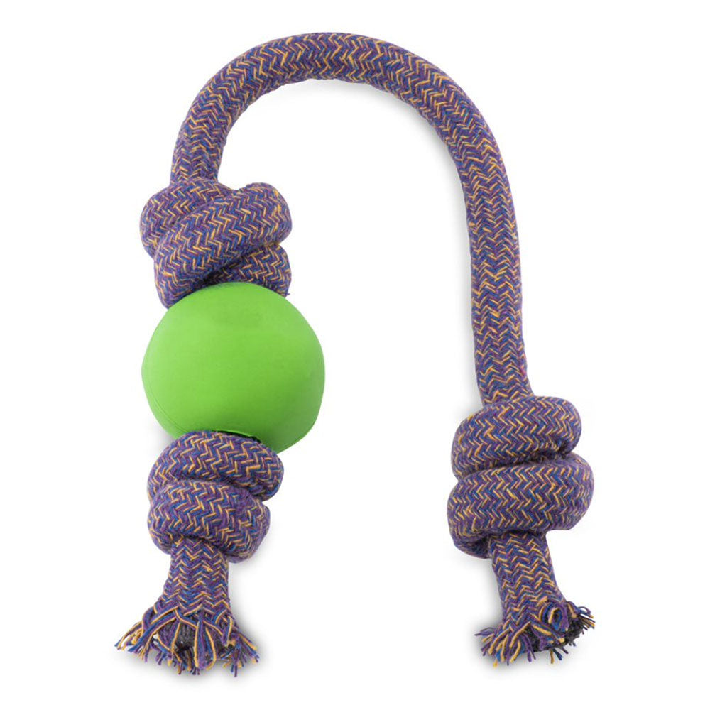The Beco Rope Ball Dog Toy in Green#Green