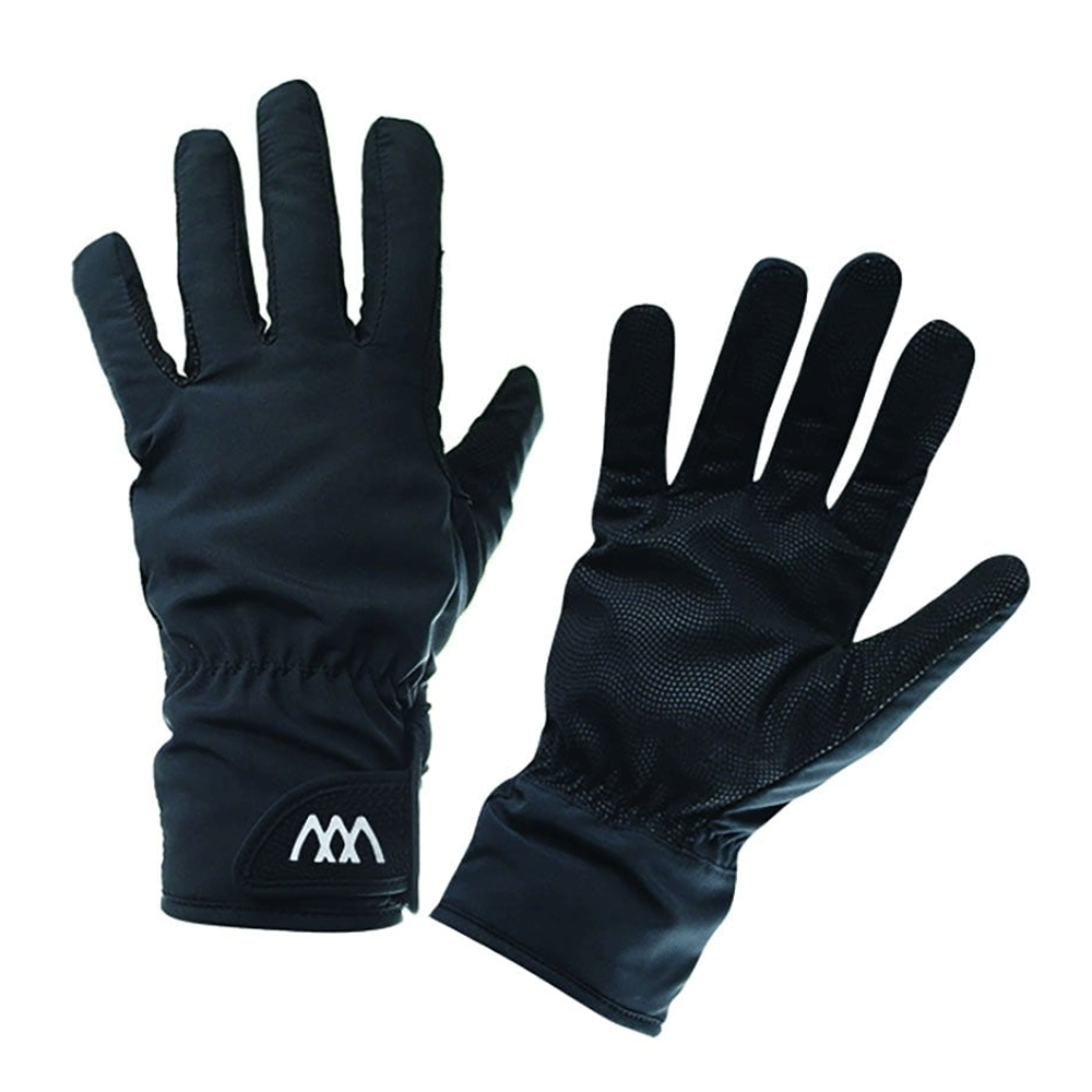 The Woof Wear Waterproof Riding Gloves in Black#Black