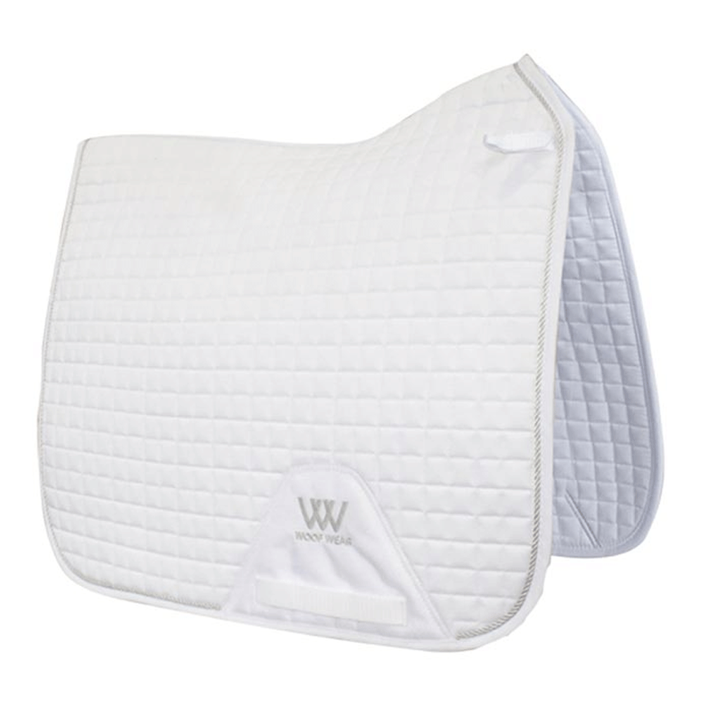 The Woof Wear Dressage Saddle Cloth in White#White