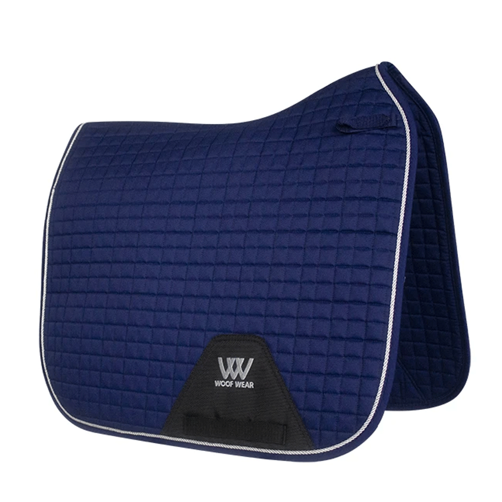 The Woof Wear Colour Fusion Dressage Saddle Cloth in Navy#Navy