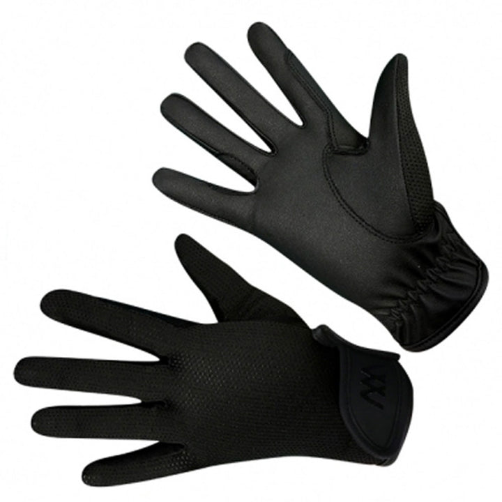 The Woof Wear Grand Prix Competiton Riding Gloves in Black#Black