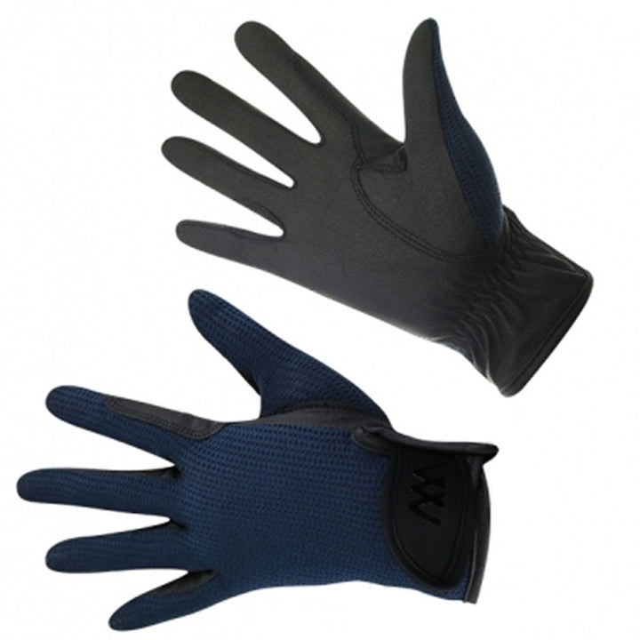The Woof Wear Grand Prix Competiton Riding Gloves in Navy#Navy
