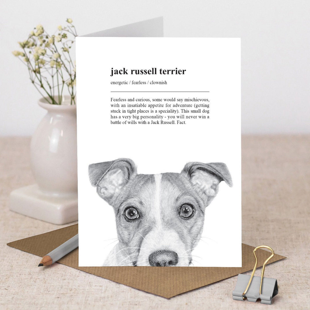 Coulson Macleod Pooch Jack Russell Terrier Card