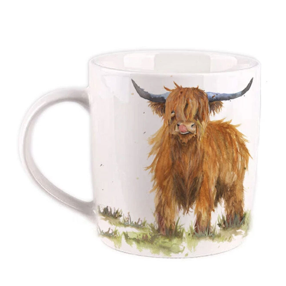 The Kate Of Kensington Mug - Highland Cow in Multi-Coloured#Multi-Coloured