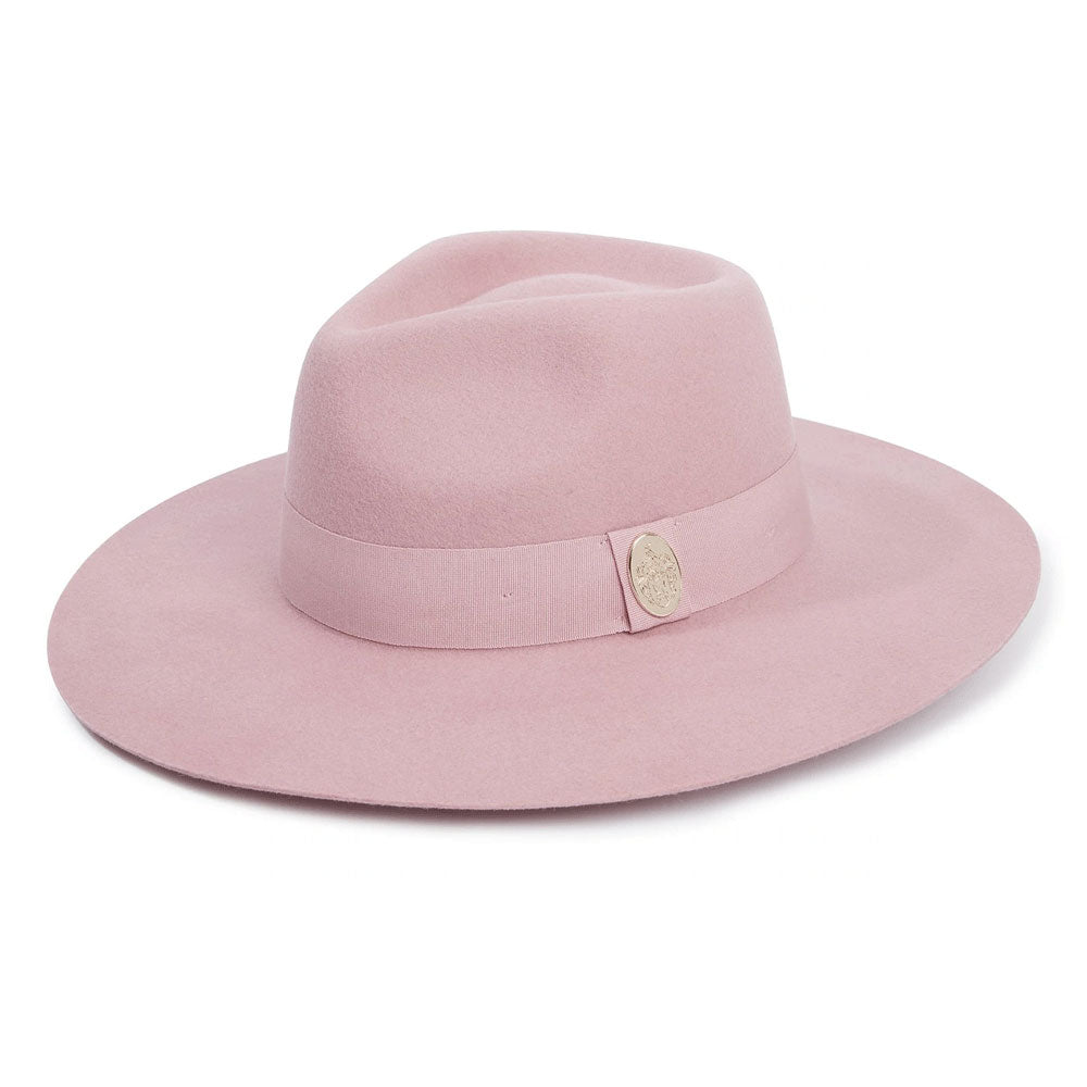 The Hicks & Brown Oxley Fedora in Pink#Pink