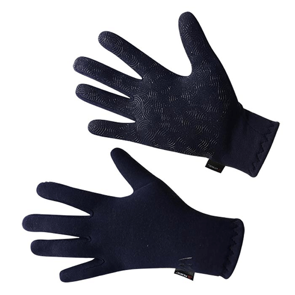 The Woof Wear Powerstretch Riding Gloves in Navy#Navy