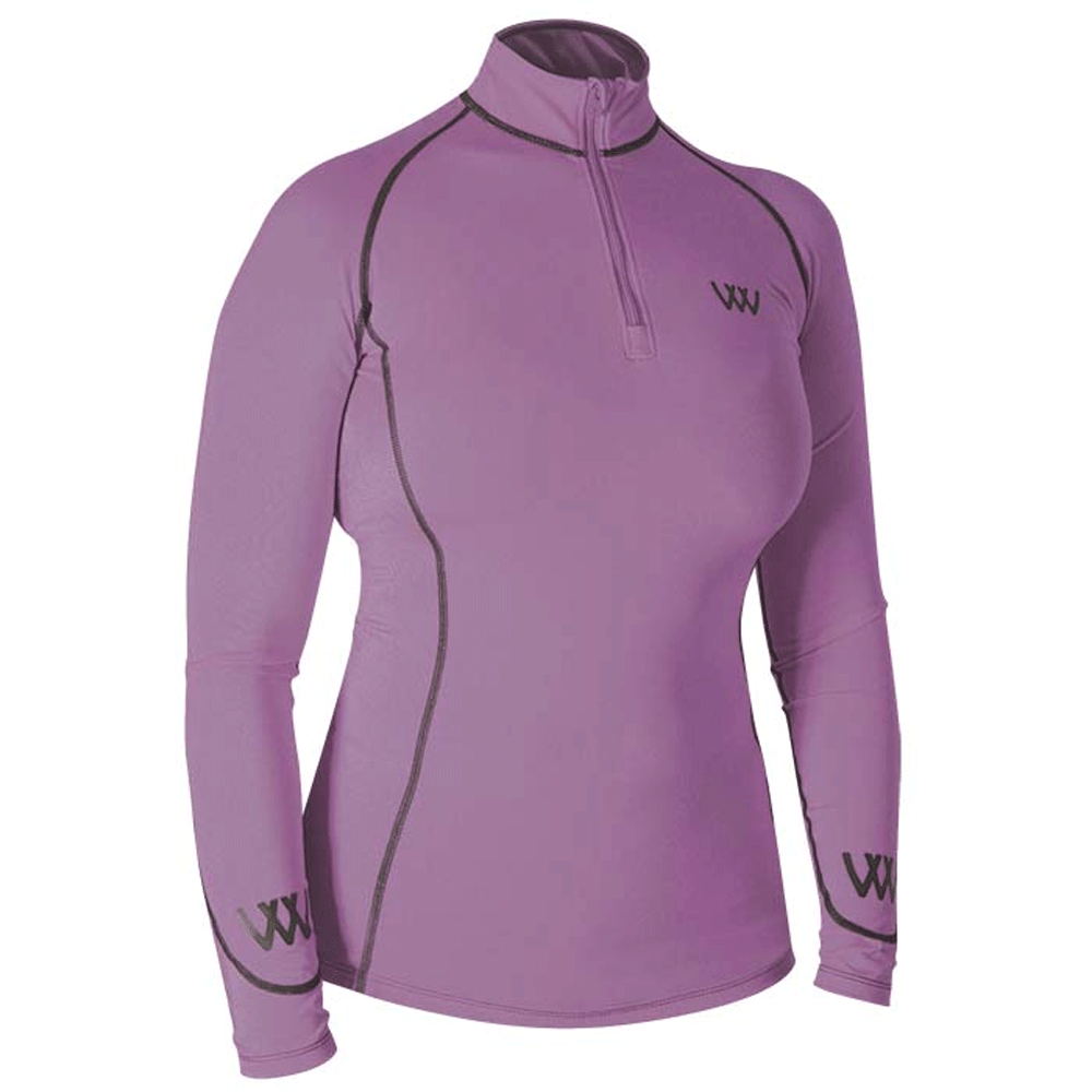 The Woof Wear Performance Riding Shirt in Lilac#Lilac