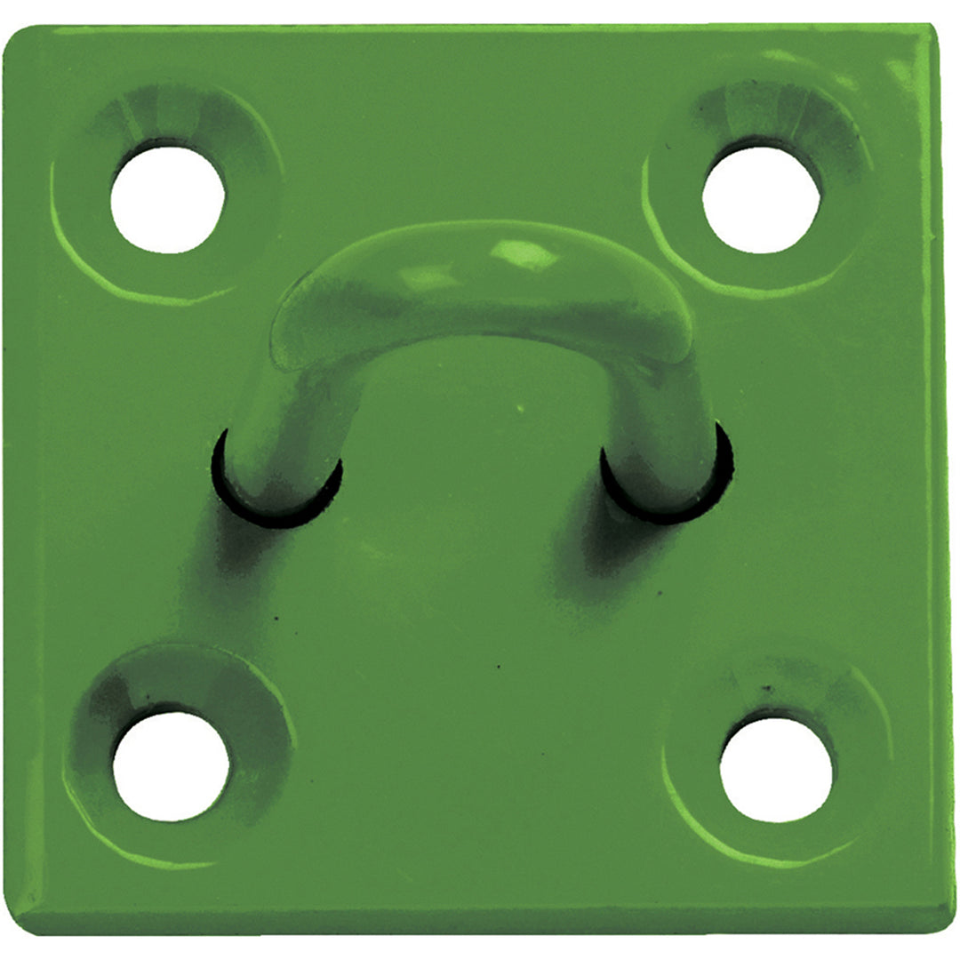The Perry Equestrian Chain Staple on Plate - Pack of 2 in Green#Green