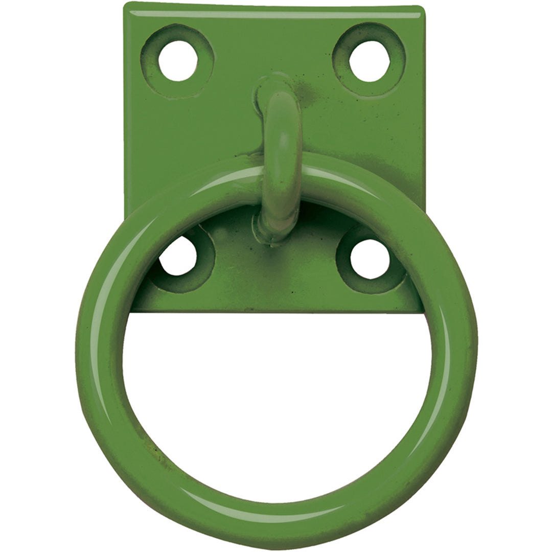 The Perry Equestrian Chain Ring on Plate - Pack of 2 in Green#Green