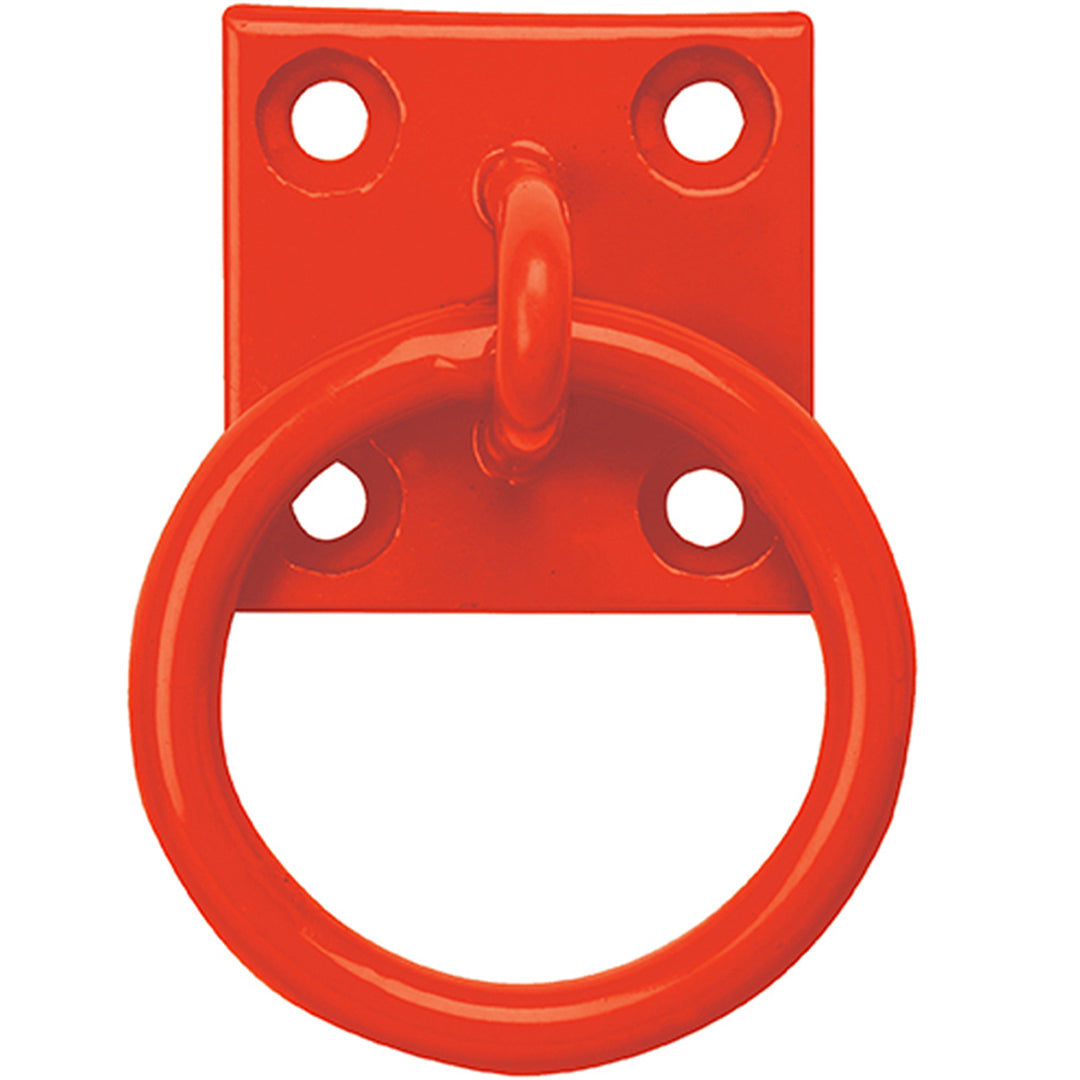 The Perry Equestrian Chain Ring on Plate - Pack of 2 in Red#Red