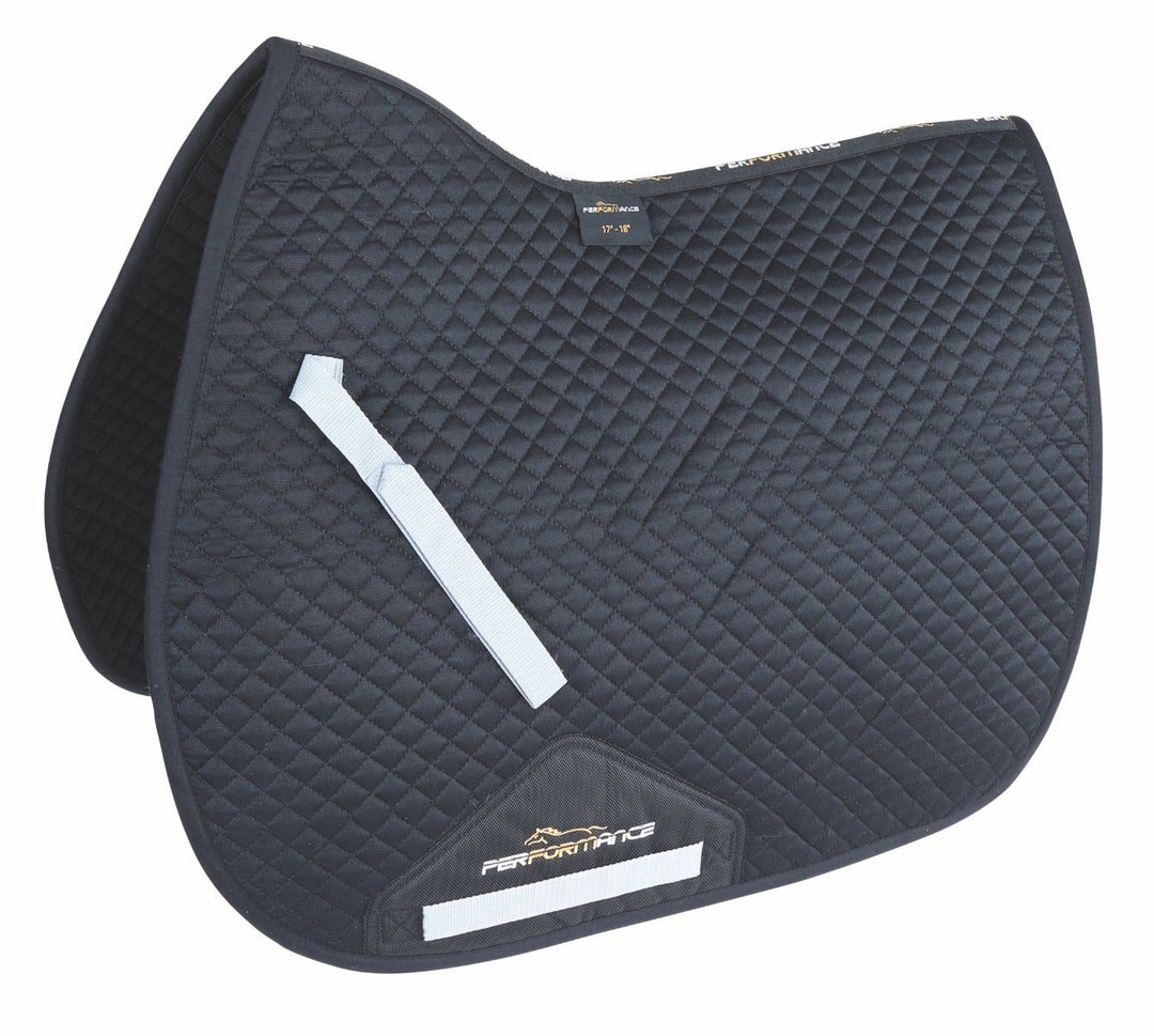 The Shires Performance Saddlecloth in Black#Black