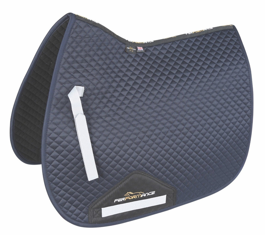 The Shires Performance Saddlecloth in Navy#Navy