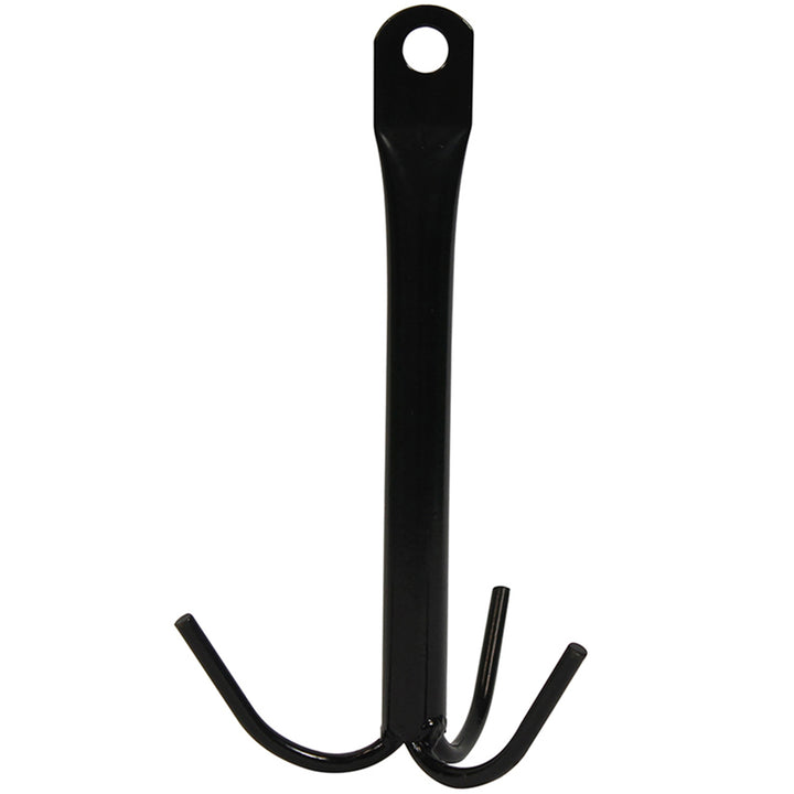 The Perry Equestrian 3 Prong Tack Hook in Black#Black