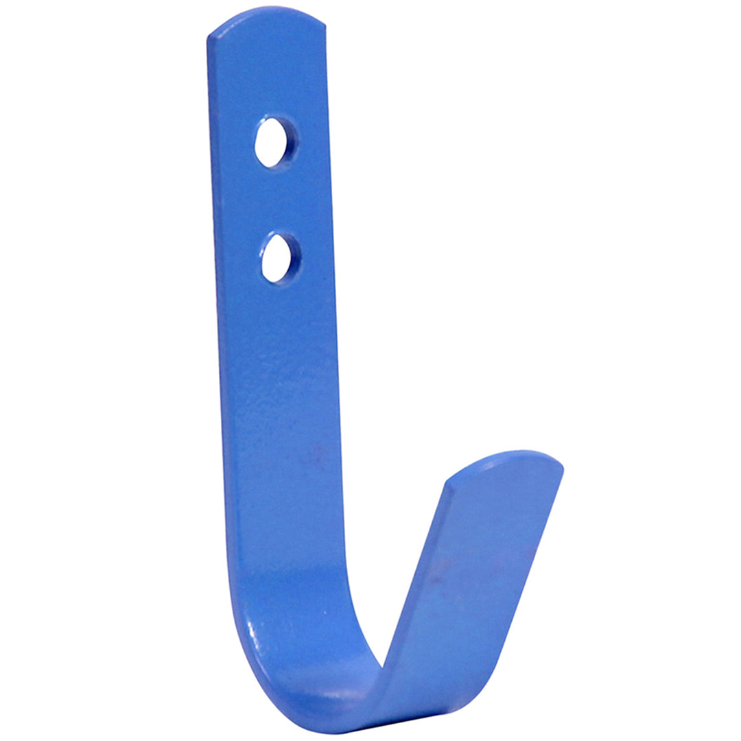 The Perry Equestrian Set of 5 General Purpose Tack Room Hooks in Blue#Blue