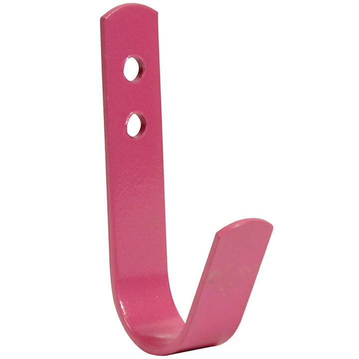 The Perry Equestrian Set of 5 General Purpose Tack Room Hooks in Pink#Pink
