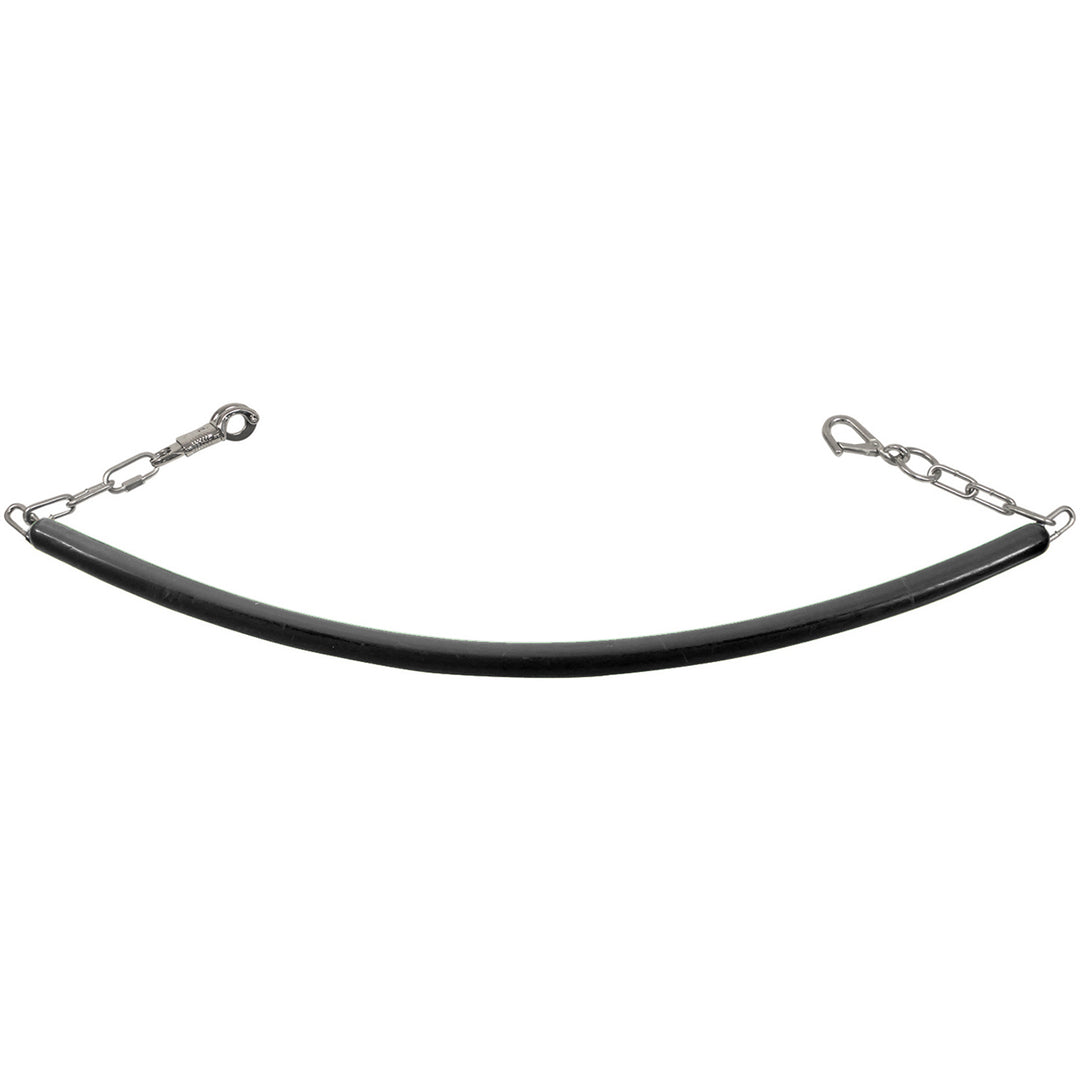 The Perry Equestrian Rubber Coated Stable & Stall Chains in Black#Black
