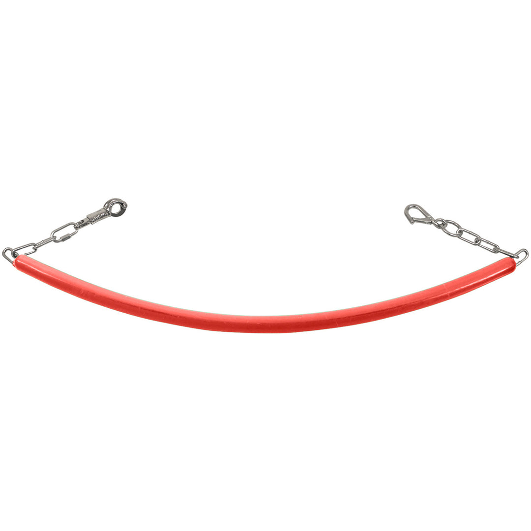 The Perry Equestrian Rubber Coated Stable & Stall Chains in Red#Red